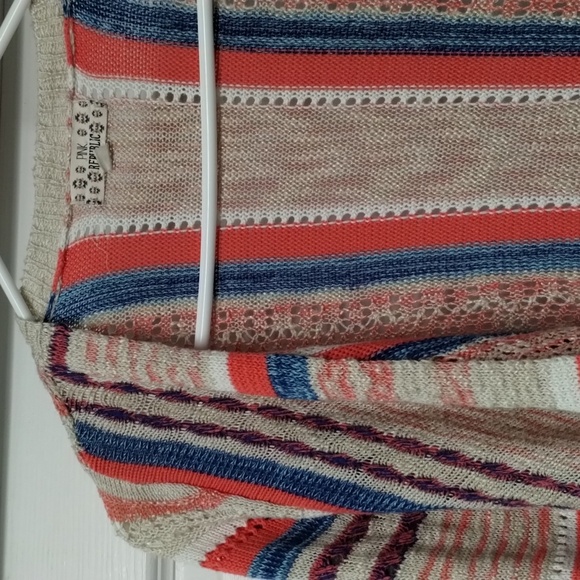 Pink Republic women sweater cardigan top shawl size S 7/8 - Picture 2 of 5